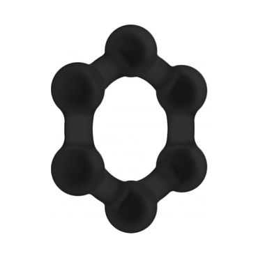 NO. 83 WEIGHTED COCK RING BLACK