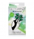 LUCKY CLOVER GEM -PLUG ANAL LARGO , TREBOL PLATA