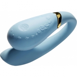 ZALO FANFAN BRIGHT VIBRADOR PAREJAS - AZUL