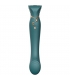 ZALO VIBRADOR REINA CLEOPATRA CON CALOR - VERDE