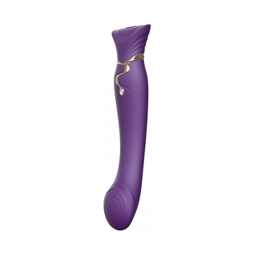 ZALO VIBRADOR REINA CLEOPATRA CON CALOR - MORADO