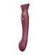 ZALO KIT VIBRADOR REINA CLEOPATRA CON CALOR - ROJO