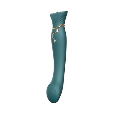 ZALO KIT VIBRADOR REINA CLEOPATRA CON CALOR - VERDE