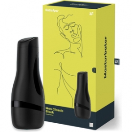 SATISFYER MASTURBADOR MEN CLASSIC NEGRO