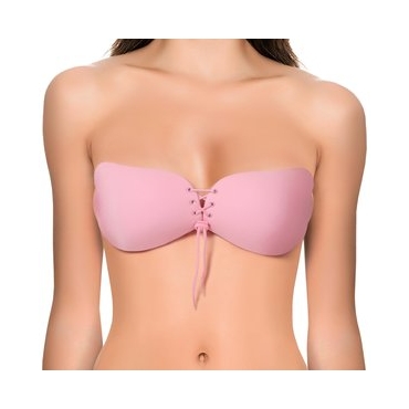 INVISIBLE BRA STRAPLESS LISO AUTOADHESIVO - COLOR ROSA