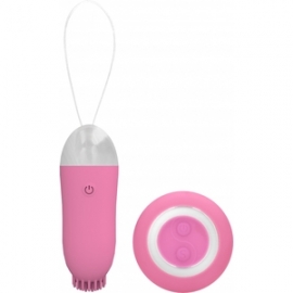 JAYDE DUAL RECHARGEABLE  BALA VIBRADORA CONTROL REMOTO ROSA