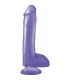 BASIX PENE DE GELATINA SUCCION LILA 19 CM