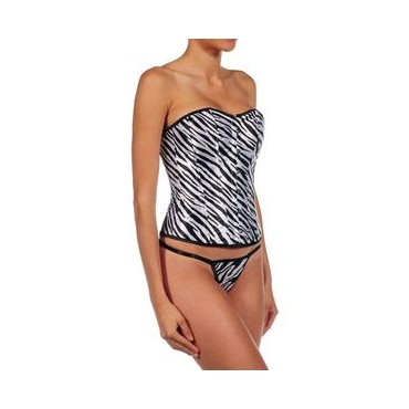 INTIMAX CORSET ZEBRA GRIS