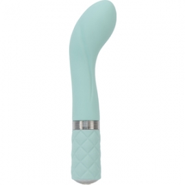 SASSY VIBRADOR PUNTO G CON CRISTAL - TURQUESA