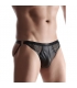 WETLOOK MENS APERTURA TRASERA - NEGRO