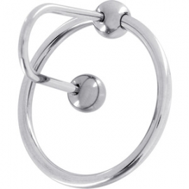 ANILLO SPERMSTOPPER ACERO - 30 MM - PLATA