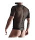 MESH MENS CAMISETA CUELLO V  - NEGRO