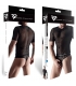 MESH MENS CAMISETA CUELLO V  - NEGRO