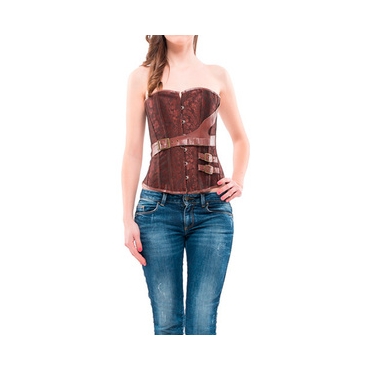 INTIMAX - CORSET ABBIGAYLE MARRON