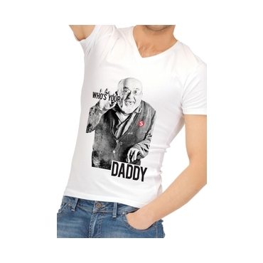 CAMISETA DIVERTIDA WHO IS YOUR DADDY