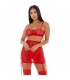 PUT O-RING ON IT LINGERIE SKIRT ROJO