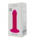 HITSENS 2 - DILDO SILICONA DOBLE DENSIDAD ROSA